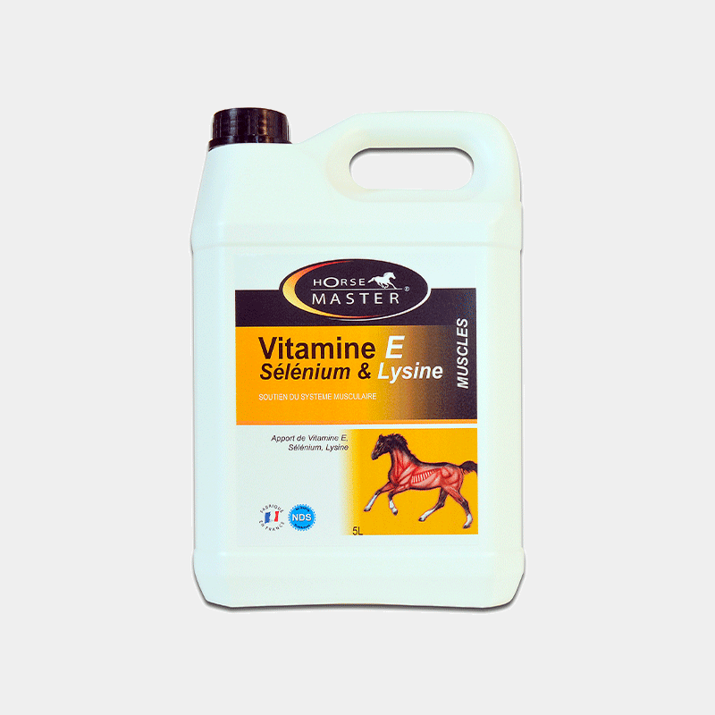 Horse Master - Complément alimentaire liquide récupération musculaire Vitamine E Selenium et Lysine | - Ohlala