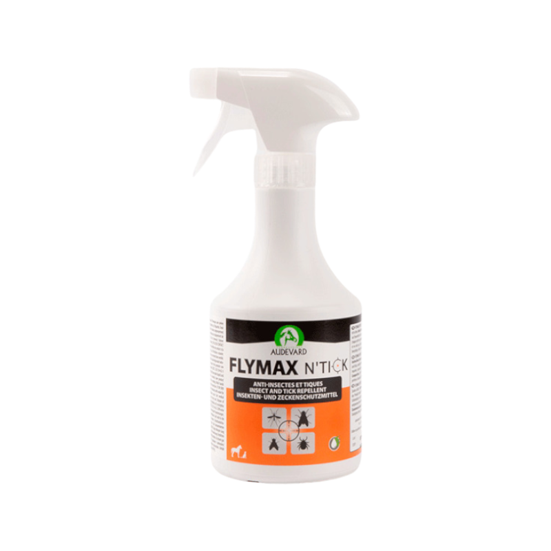 Audevard - Spray répulsif contre les insectes volants et les tiques Flymax N'tick