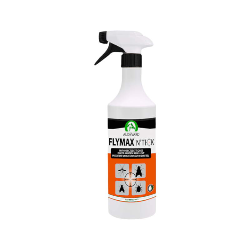 Audevard - Spray répulsif contre les insectes volants et les tiques Flymax N'tick