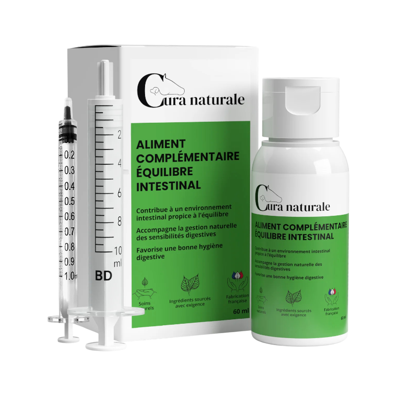 Cura Naturale - Complément alimentaire pour chevaux et chiens équilibre intestinal