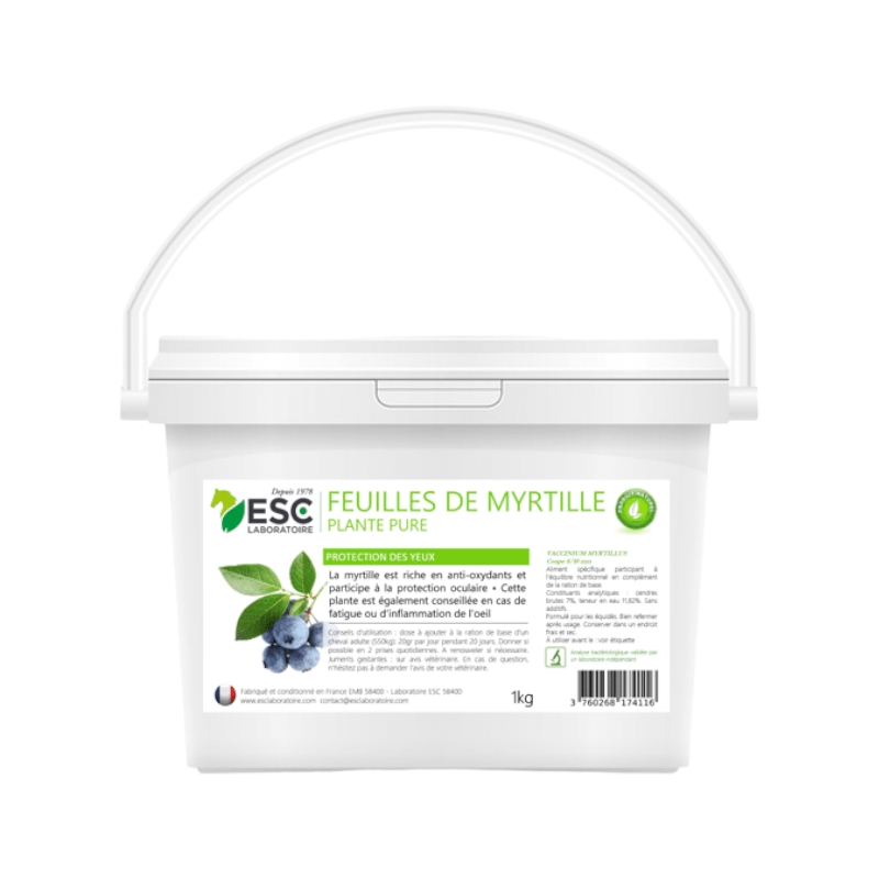ESC Laboratoire - Complément alimentaire protection des yeux Feuilles de Myrtilles