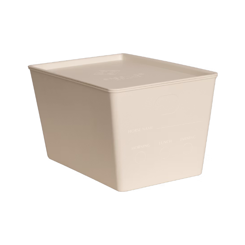 Grooming Deluxe - Boîte à nourriture avec couvercle blanc