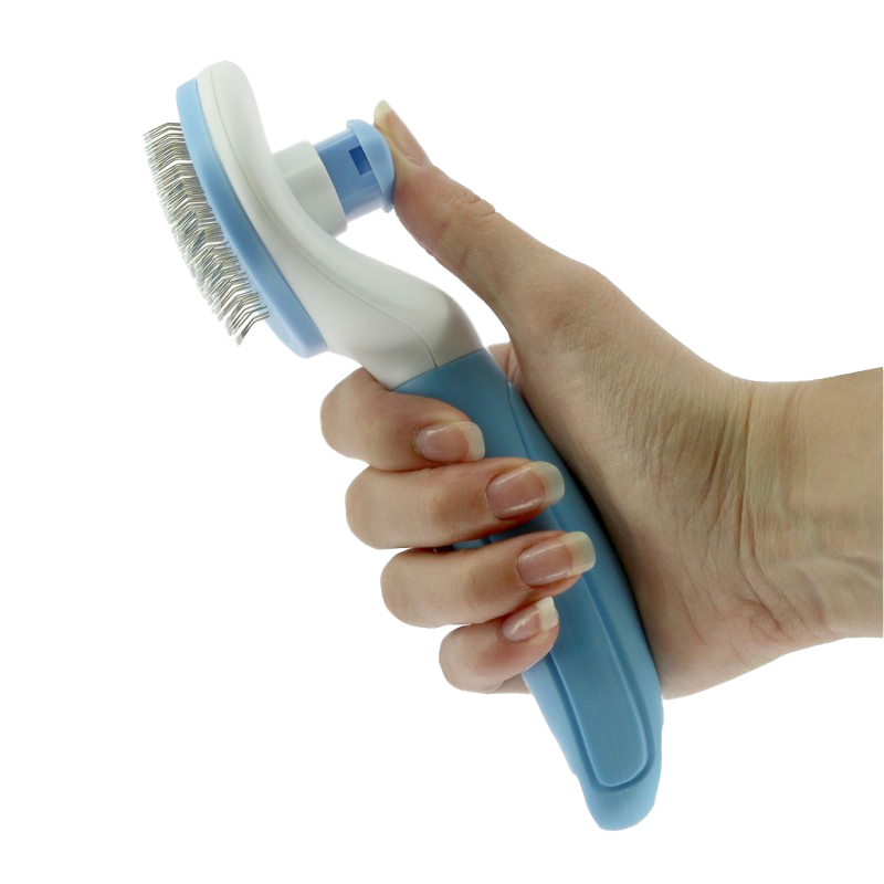 Hippotonic - Brosse toilettage Autonet bleu