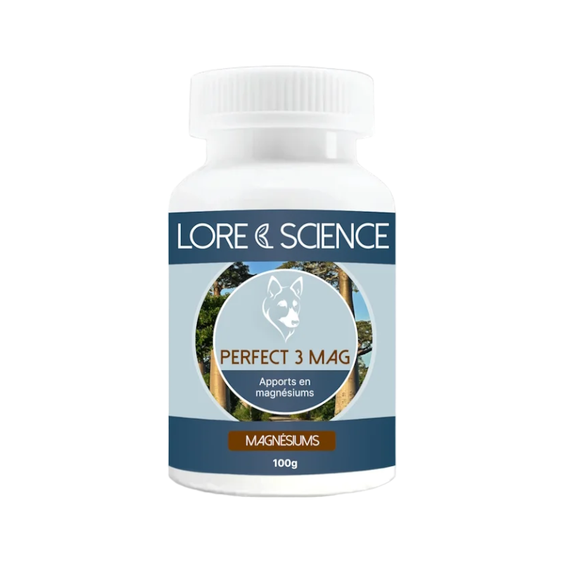 Lore & Science - Complément alimentaire chien Perfect 3 Mag apport en magnésium