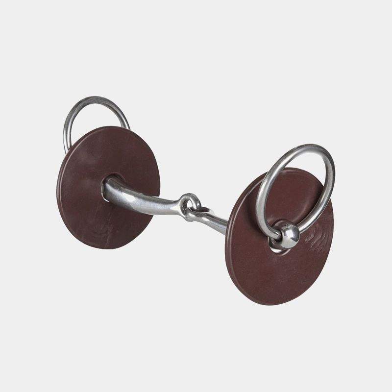 LeMieux - Rondelles de mors en silicone marron | - Ohlala