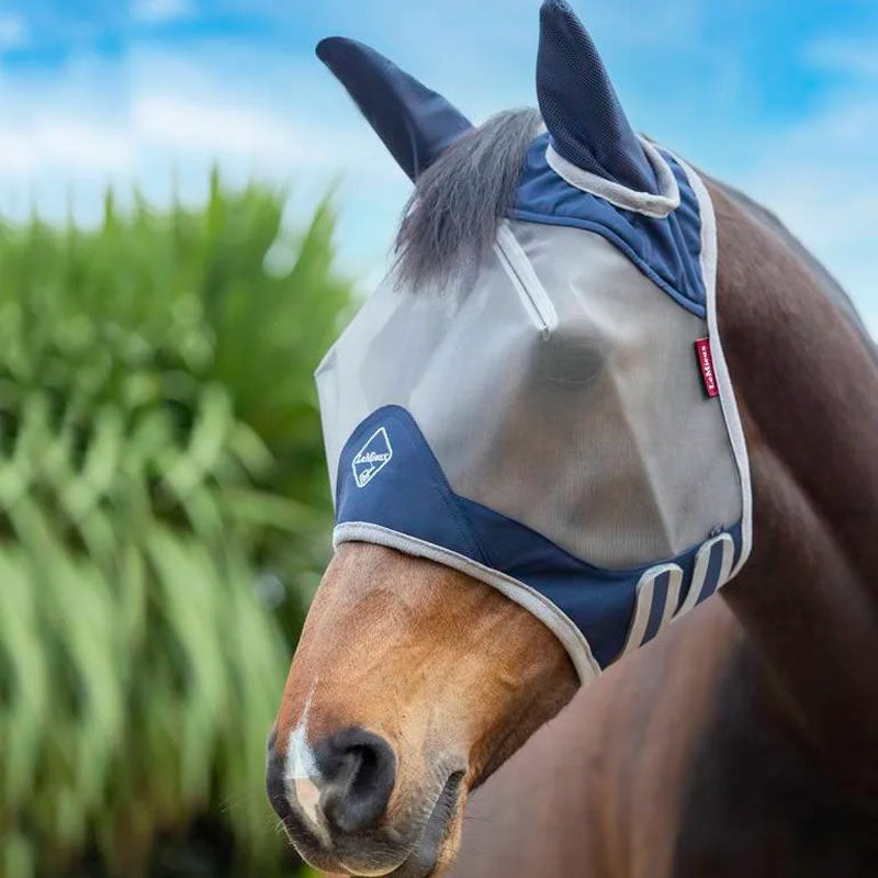 Lemieux - Masque anti-mouches avec oreilles ArmourShield Pro navy | - Ohlala