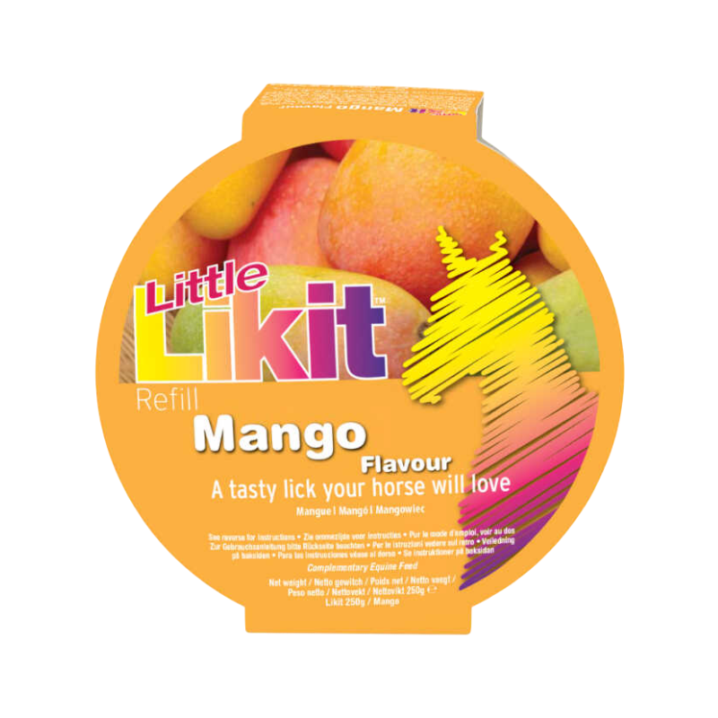 Likit - Friandise pour chevaux pierre mangue 250g