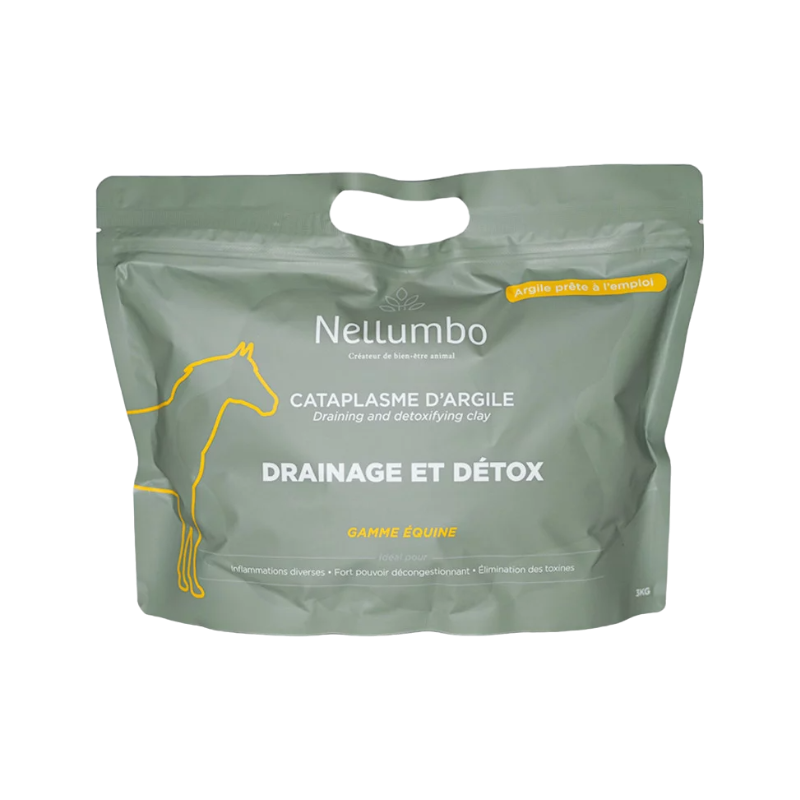 Nellumbo - Cataplasme d'argile drainage & détox