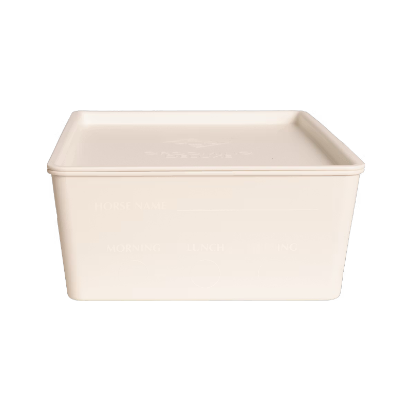 Grooming Deluxe - Boîte à nourriture avec couvercle blanc