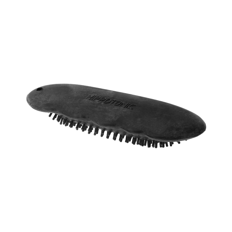 Hippotonic - Brosse de massage rase noir