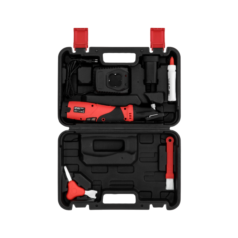 Hippotonic - Tondeuse ST-X1H PRO sans fil + 2 accus rouge