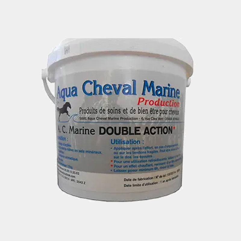 Aqua Cheval Marine - Argile chauffante et refroidissante Double action
