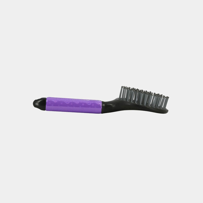 Hippotonic - Brosse à crins glossy heart violette