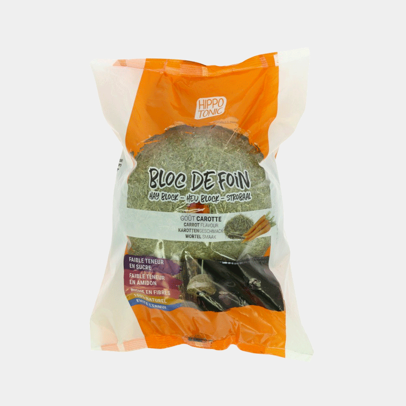 Hippotonic - Recharge bloc de foin carotte 1kg