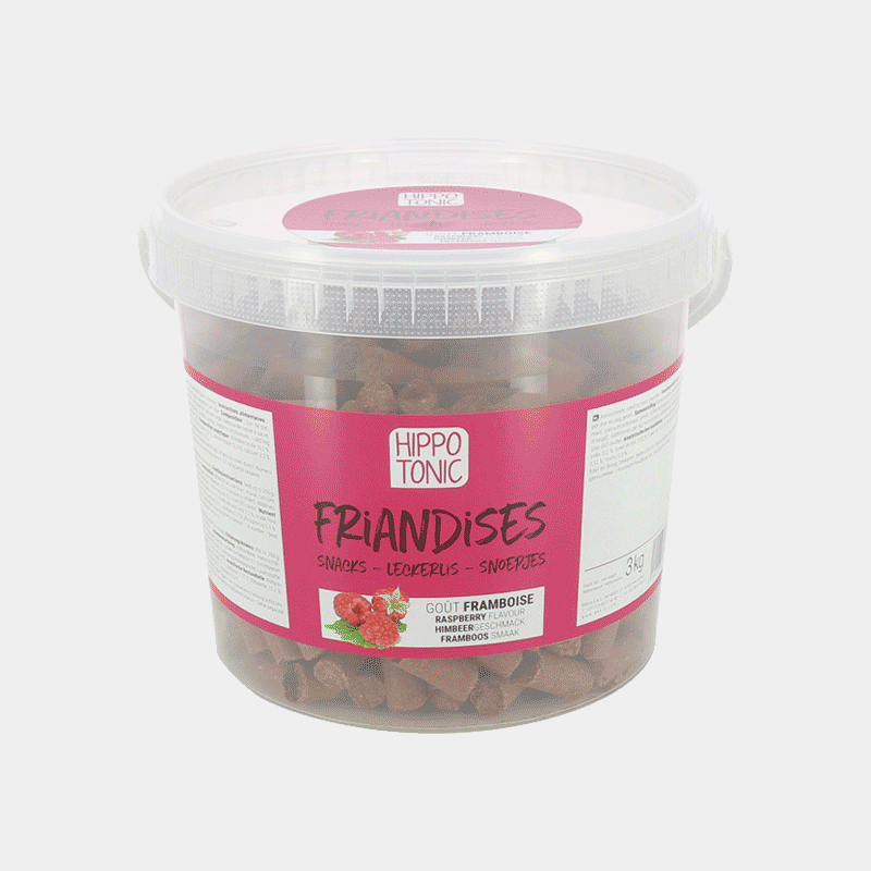 Hippotonic - Friandises pour chevaux framboise 3kg