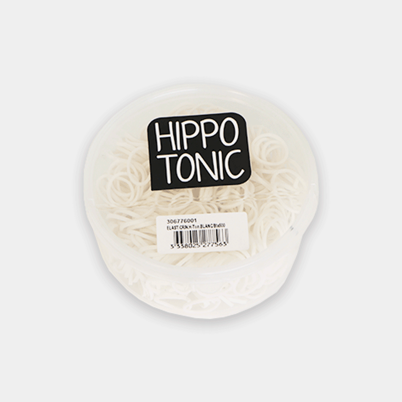 Hippotonic - Élastiques à crinières blanc