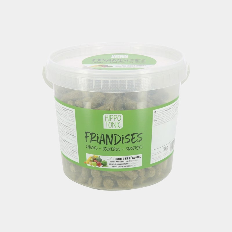 Hippotonic - Friandises pour chevaux fruits et légumes 3kg