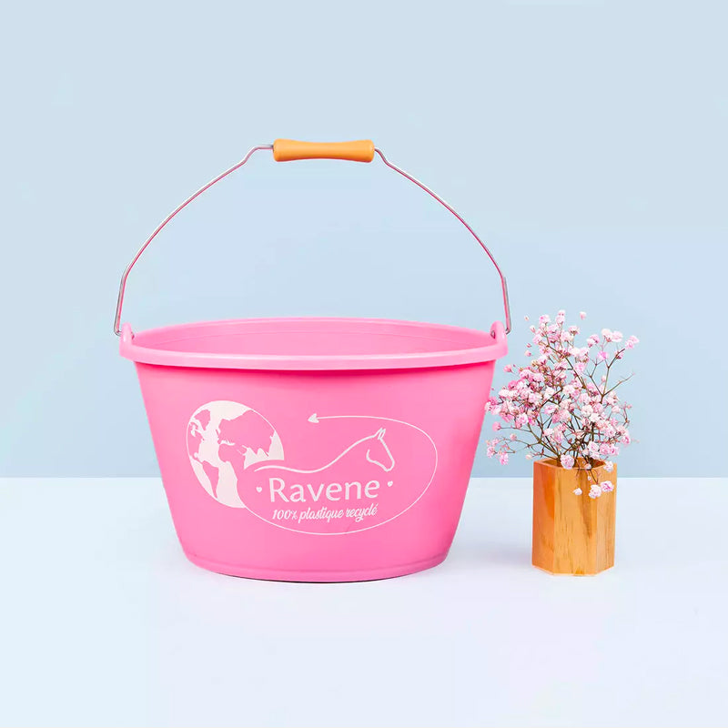 Ravene - Seau 100% recyclé rose pale avec anse