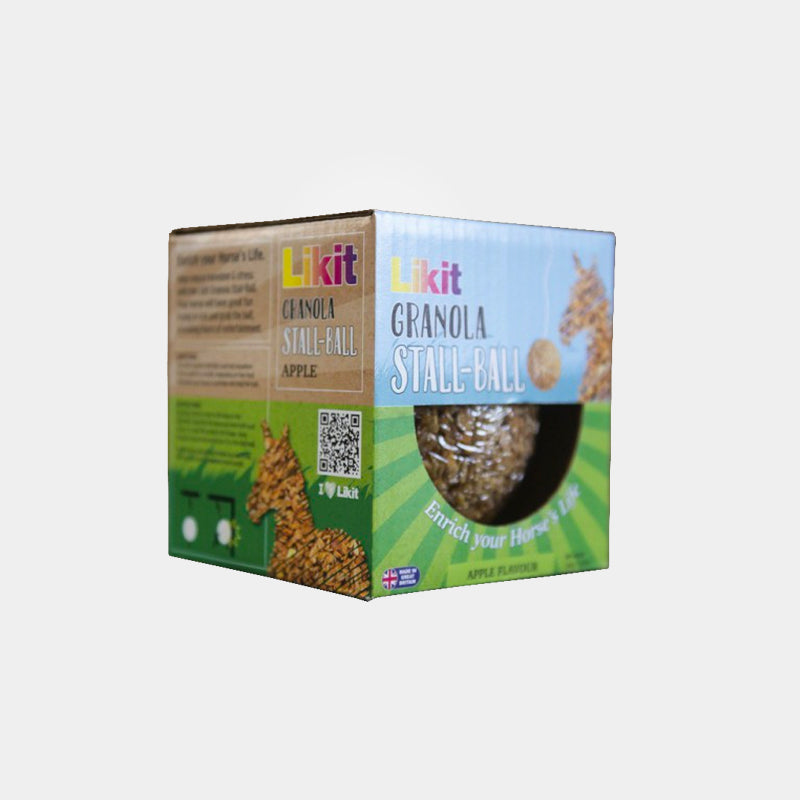 Likit - Friandise granola pomme Stall-ball 1.6 kg