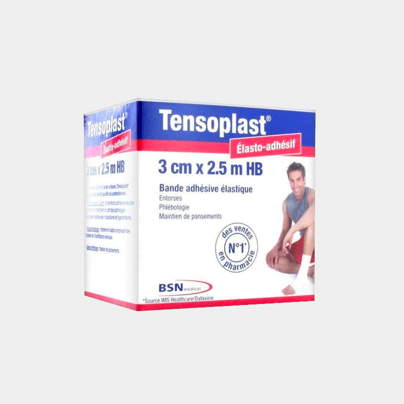 BSN Medical - Bande adhésive haute tolérance cutanée tensoplast HB