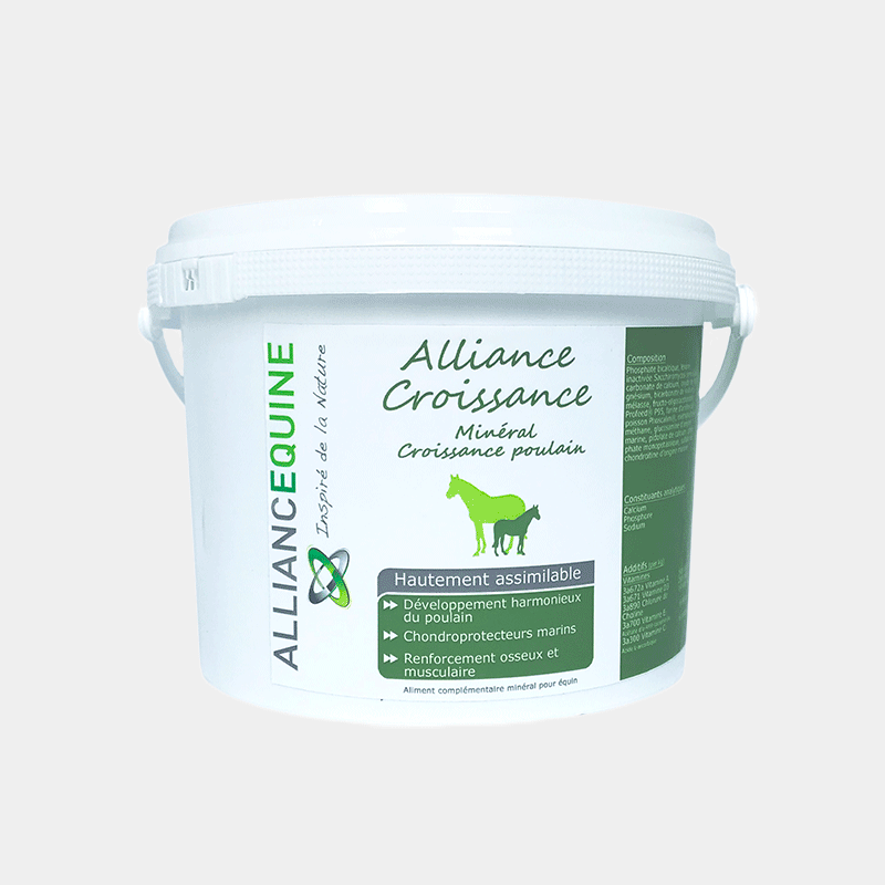 Alliance Equine - Complément alimentaire minéral Alliance Croissance 1,5kg | - Ohlala