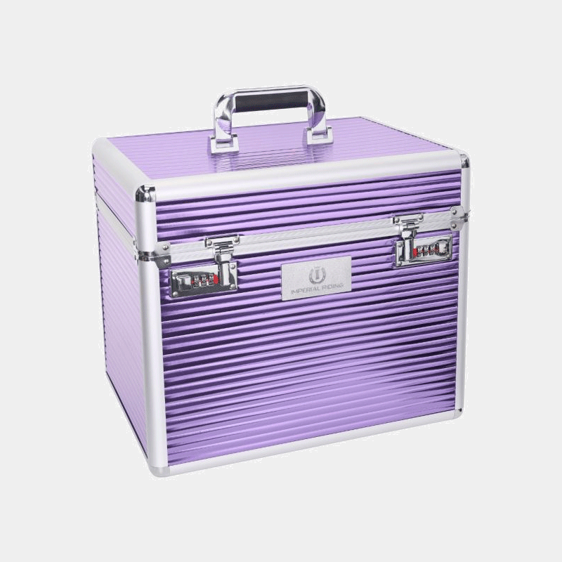 Imperial Riding - Boîte de pansage Shiny Classic lila