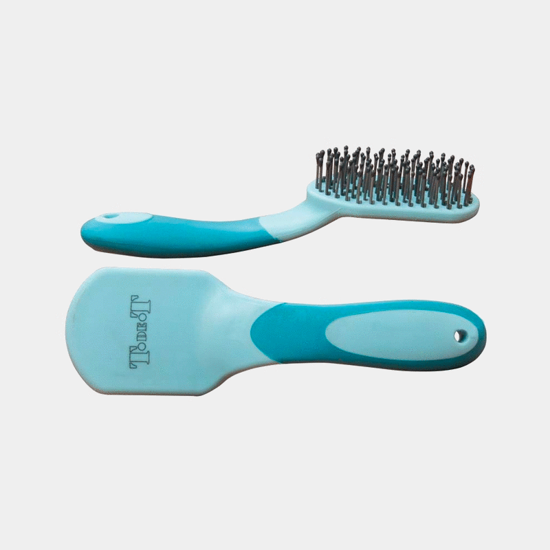 TdeT - Brosse à crins turquoise/bleu ciel | - Ohlala