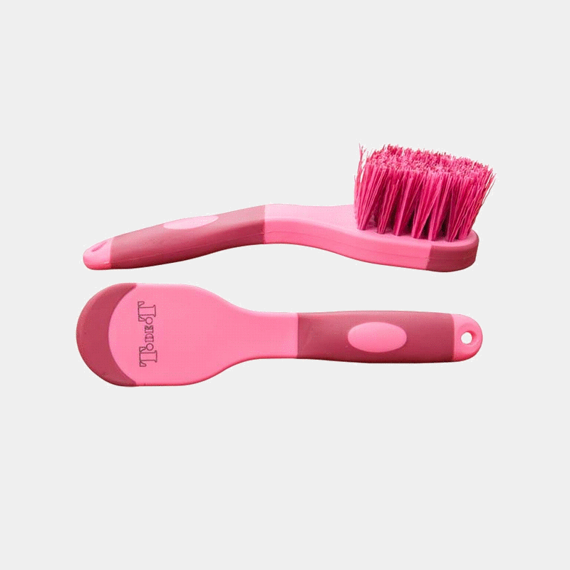 TdeT - Brosse à pieds bicolore bordeaux/rose | - Ohlala