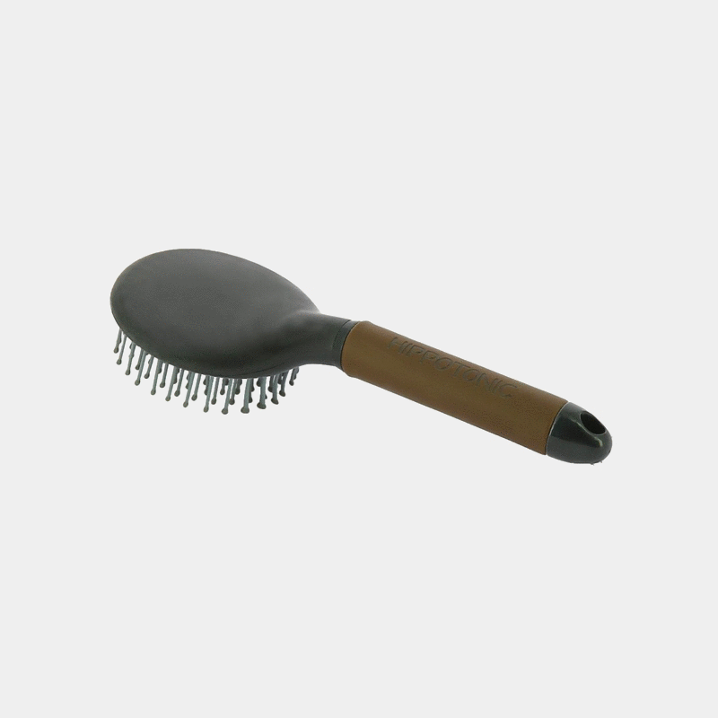 Hippotonic - Brosse à crinière soft brun | - Ohlala