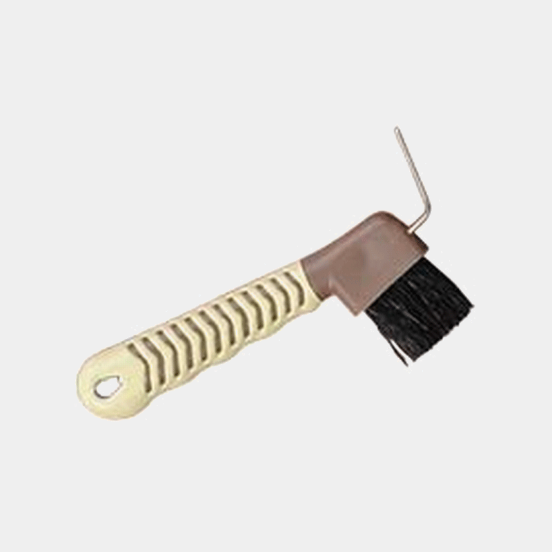 TdeT - Cure-pieds brosse bicolore marron/beige | - Ohlala