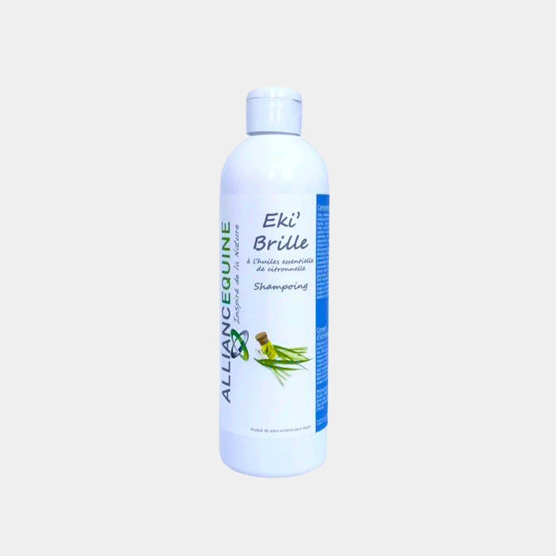 Alliance Equine - Shampoing à l'huile essentielle de citronelle Eki' Brille 500 ml