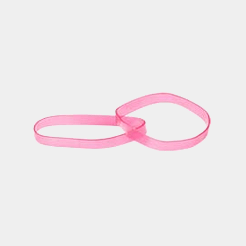 TdeT - Élastique à natter silicone rose | - Ohlala