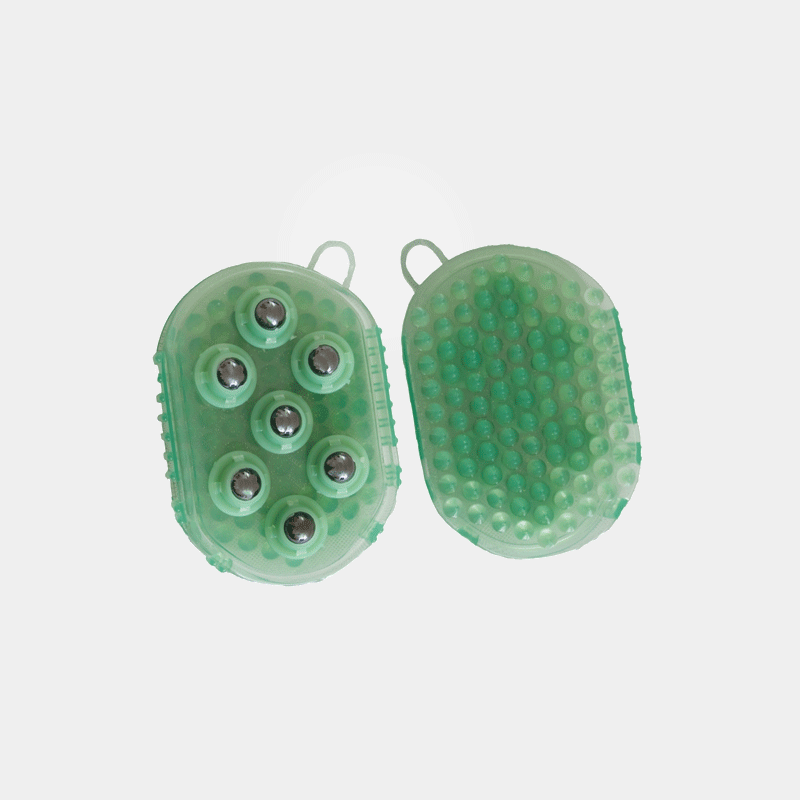 TdeT - Étrille gant de massage à boules vert