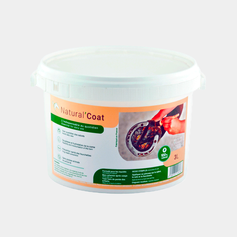 Natural' Innov - Onguent pour sabot Natural Coat incolore 3 L | - Ohlala