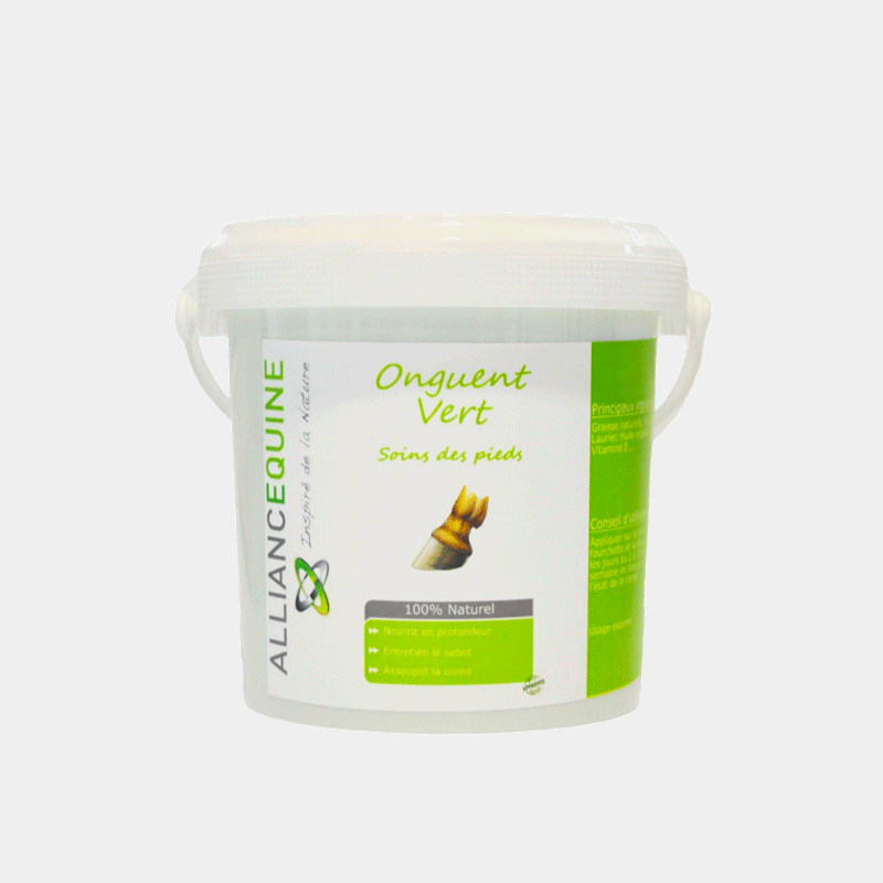 Alliance Equine - Onguent pour sabots vert 1l | - Ohlala